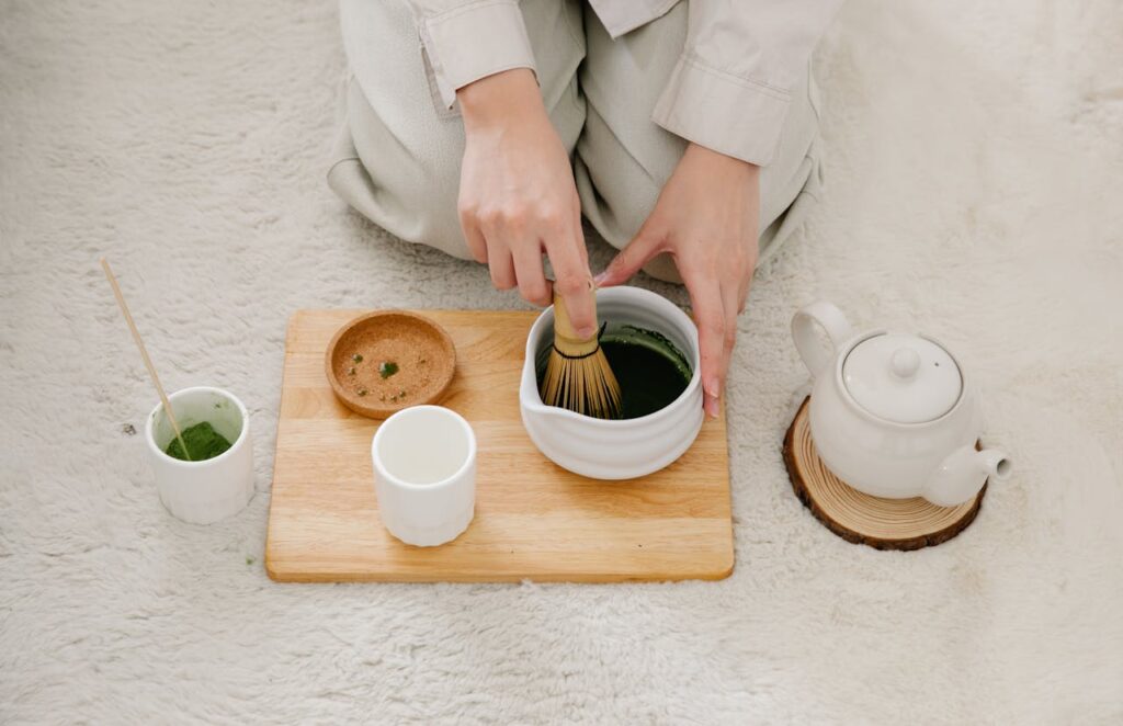 Beneficios antioxidantes del té matcha preparación