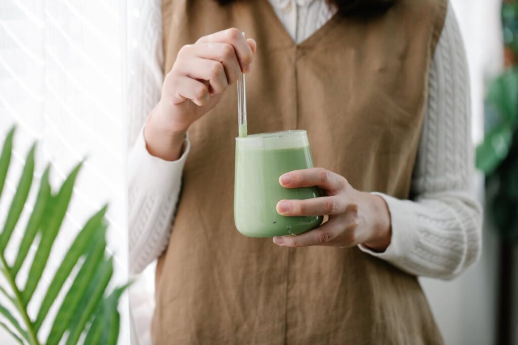 Cómo tomar el té matcha en matcha latte