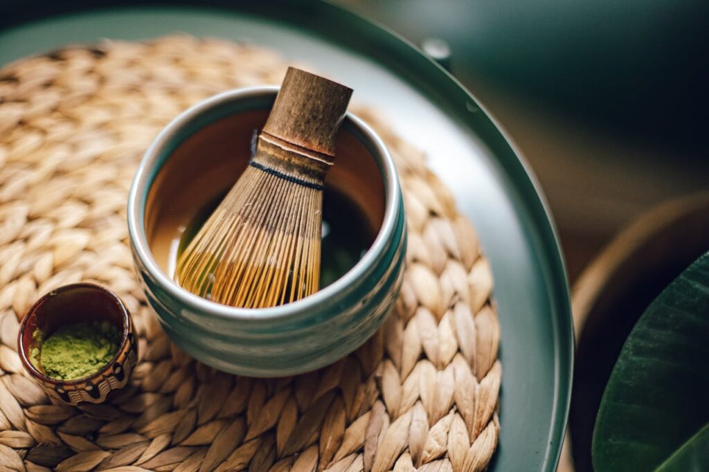 Té matcha con teína