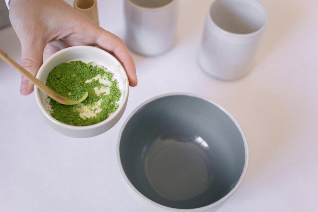 té matcha dieta paleo